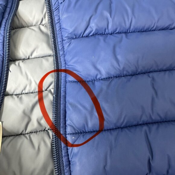 Save The Duck Big Donny Jacket Hooded Puffer Size 12 Blue - Picture 13 of 16